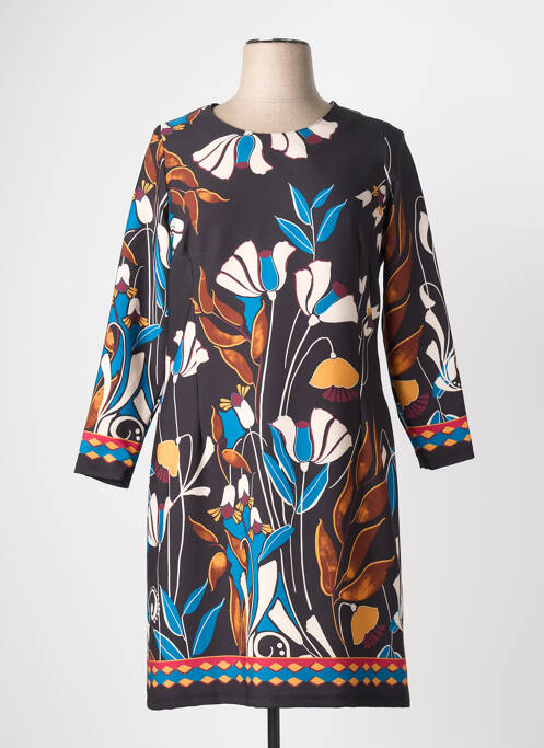 Robe mi-longue noir GREGORY PAT femme