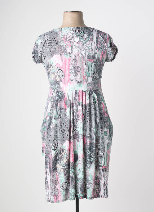 Robe mi-longue noir MARBLE femme