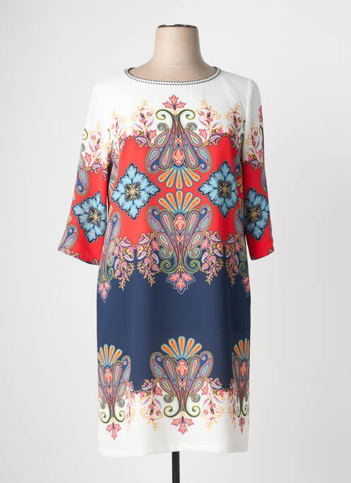 Robe mi-longue rouge DIVAS femme