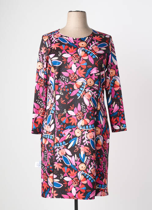 Robe mi-longue rouge GUY DUBOUIS femme