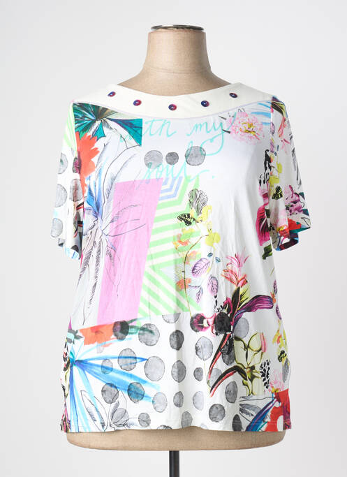 T-shirt beige GUY DUBOUIS femme