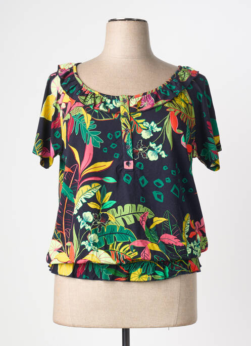 T-shirt bleu CONCEPT K femme