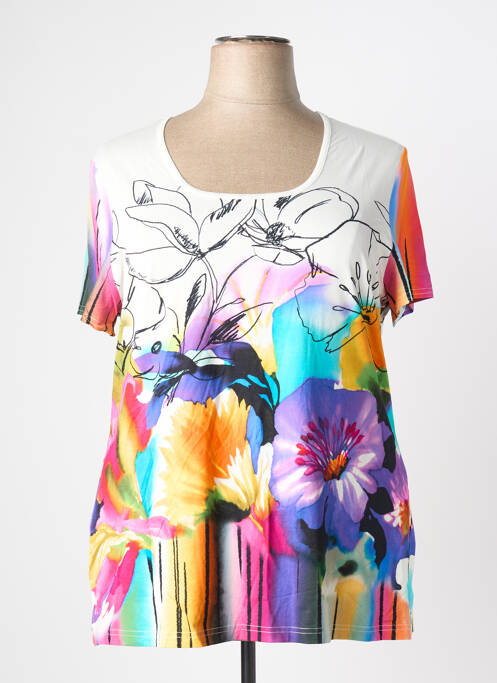 T-shirt violet GUY DUBOUIS femme