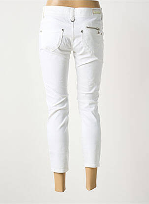 Jeans coupe slim taille basse taille basse blanc FREEMAN T.PORTER femme