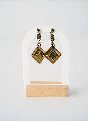 Boucles d’oreilles ornement oxyde de zirconium or KONPLOTT femme