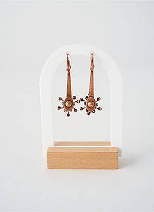 Boucles d’oreilles ornement oxyde de zirconium rose KONPLOTT femme