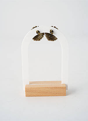 Boucles d’oreilles ornement oxyde de zirconium or KONPLOTT femme