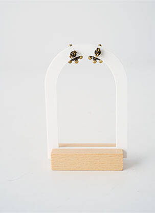 Boucles d’oreilles ornement oxyde de zirconium bleu KONPLOTT femme