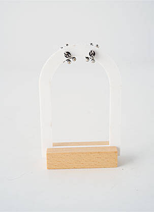 Boucles d’oreilles ornement oxyde de zirconium argent KONPLOTT femme