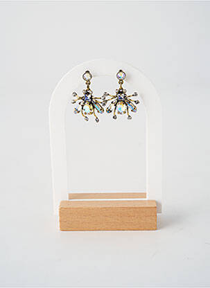 Boucles d’oreilles ornement oxyde de zirconium argent KONPLOTT femme