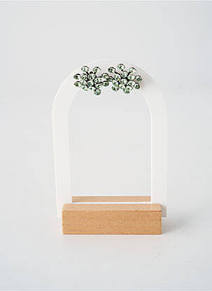 Boucles d’oreilles ornement oxyde de zirconium argent KONPLOTT femme