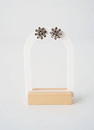 Boucles d’oreilles ornement oxyde de zirconium argent KONPLOTT femme