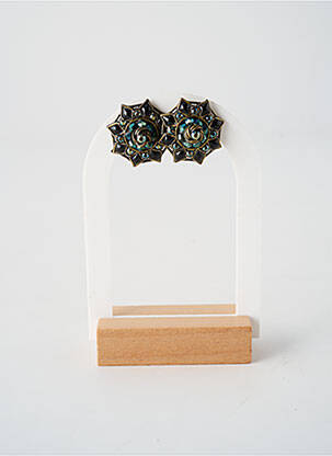 Boucles d’oreilles ornement oxyde de zirconium or KONPLOTT femme