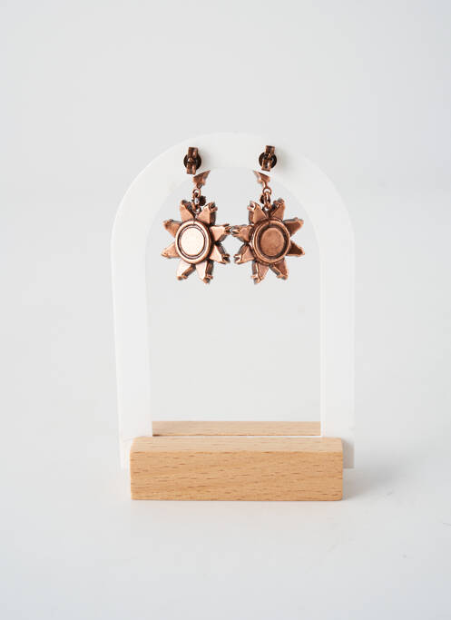 Boucles d’oreilles matériaux métal blanc KONPLOTT femme