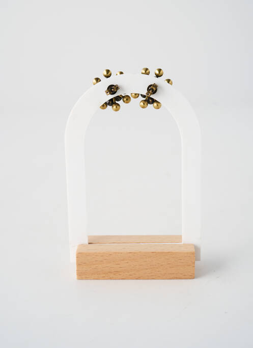 Boucles d’oreilles ornement oxyde de zirconium bleu KONPLOTT femme