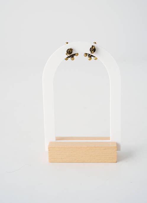 Boucles d’oreilles ornement oxyde de zirconium bleu KONPLOTT femme