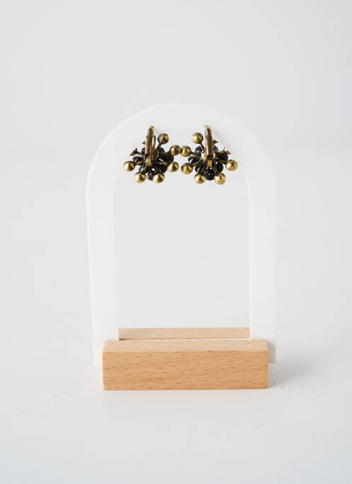 Boucles d’oreilles ornement oxyde de zirconium bleu KONPLOTT femme