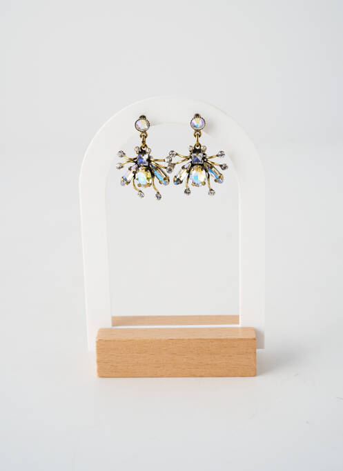 Boucles d’oreilles ornement oxyde de zirconium argent KONPLOTT femme