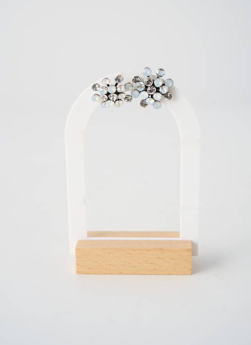 Boucles d’oreilles ornement oxyde de zirconium argent KONPLOTT femme