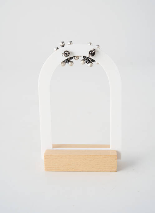 Boucles d’oreilles ornement oxyde de zirconium argent KONPLOTT femme