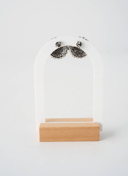 Boucles d’oreilles ornement oxyde de zirconium argent KONPLOTT femme