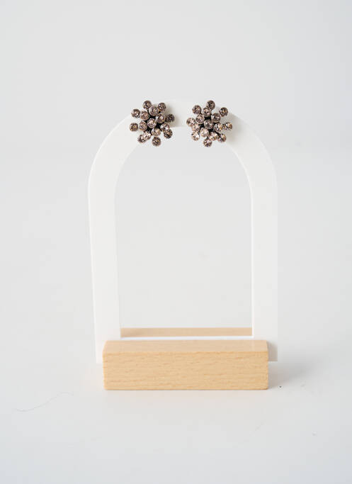 Boucles d’oreilles ornement oxyde de zirconium argent KONPLOTT femme