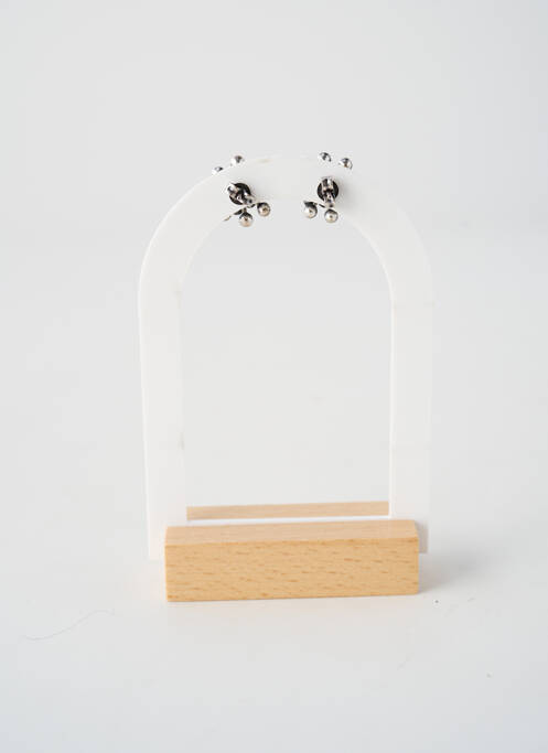 Boucles d’oreilles ornement oxyde de zirconium argent KONPLOTT femme