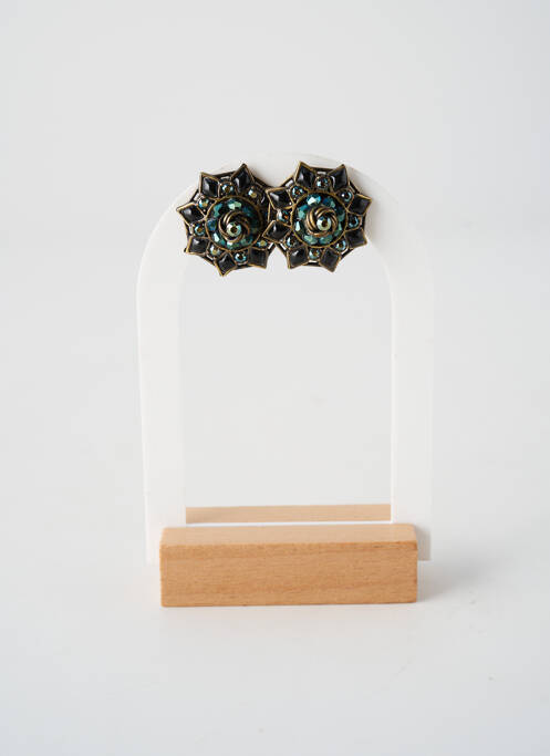 Boucles d’oreilles ornement oxyde de zirconium or KONPLOTT femme