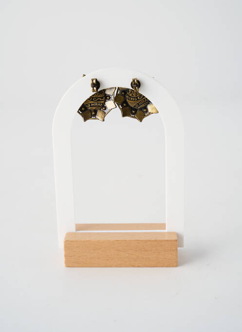 Boucles d’oreilles ornement oxyde de zirconium or KONPLOTT femme