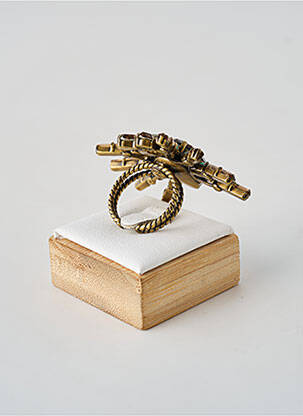 Bague matériaux métal vert KONPLOTT femme