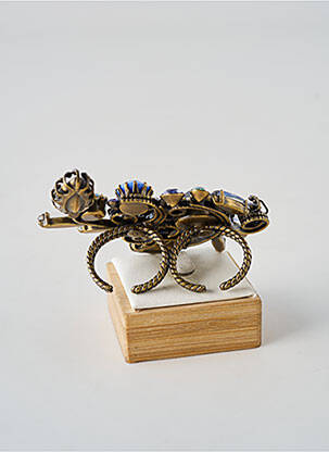 Bague matériaux métal bleu KONPLOTT femme