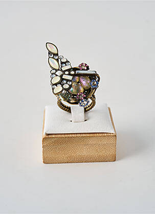 Bague ornement oxyde de zirconium blanc KONPLOTT femme