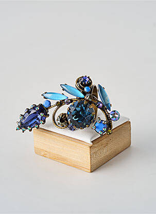 Bague ornement oxyde de zirconium bleu KONPLOTT femme