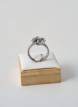 Bague ornement oxyde de zirconium argent KONPLOTT femme