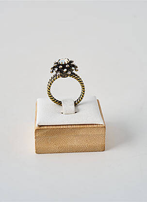 Bague ornement oxyde de zirconium or KONPLOTT femme