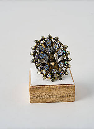 Bague ornement oxyde de zirconium or KONPLOTT femme