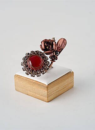 Bague ornement oxyde de zirconium rose KONPLOTT femme