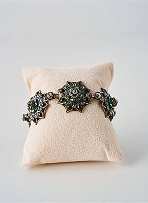 Bracelet fermeture fermoir clips noir KONPLOTT femme