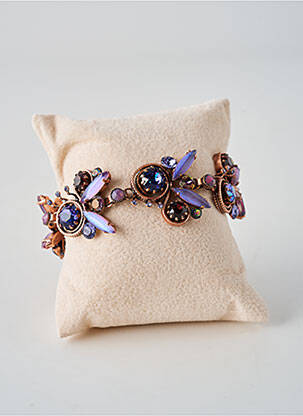 Bracelet fermeture fermoir clips rose KONPLOTT femme