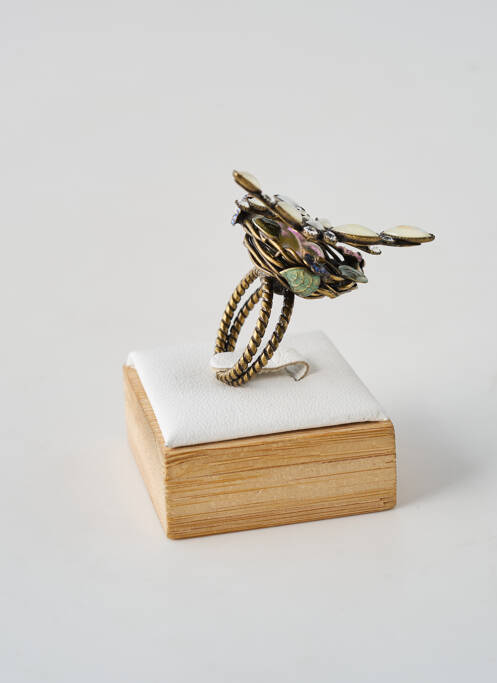 Bague ornement oxyde de zirconium blanc KONPLOTT femme