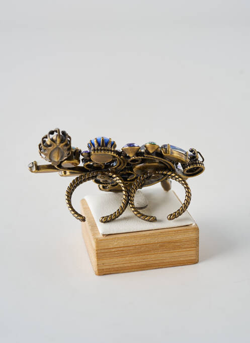 Bague ornement oxyde de zirconium bleu KONPLOTT femme