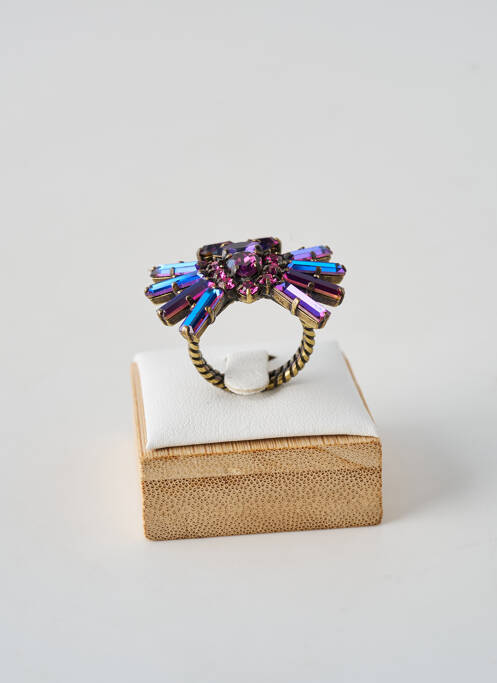 Bague ornement oxyde de zirconium rose KONPLOTT femme