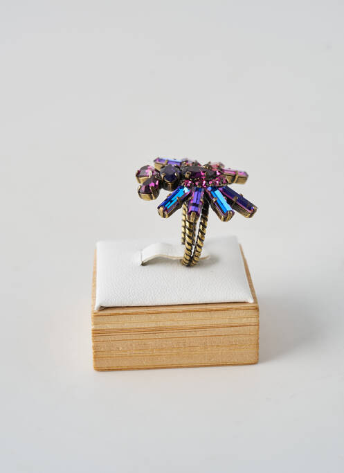 Bague ornement oxyde de zirconium rose KONPLOTT femme