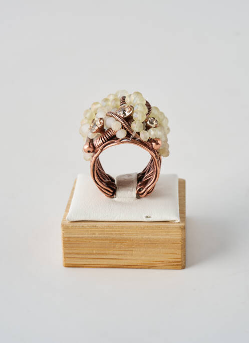 Bague ornement oxyde de zirconium rose KONPLOTT femme