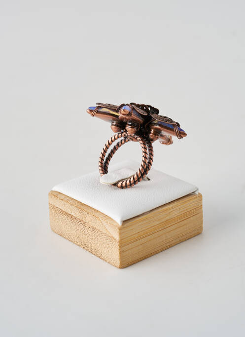 Bague ornement oxyde de zirconium violet KONPLOTT femme