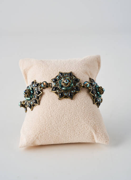 Bracelet fermeture fermoir clips noir KONPLOTT femme