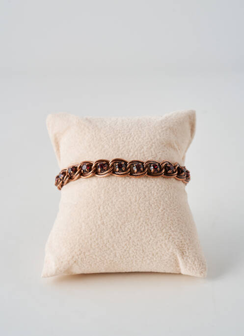 Bracelet fermeture fermoir clips rose KONPLOTT femme