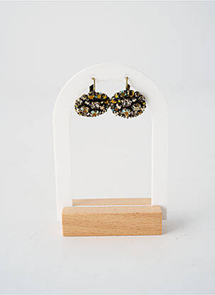 Boucles d’oreilles ornement oxyde de zirconium or KONPLOTT femme