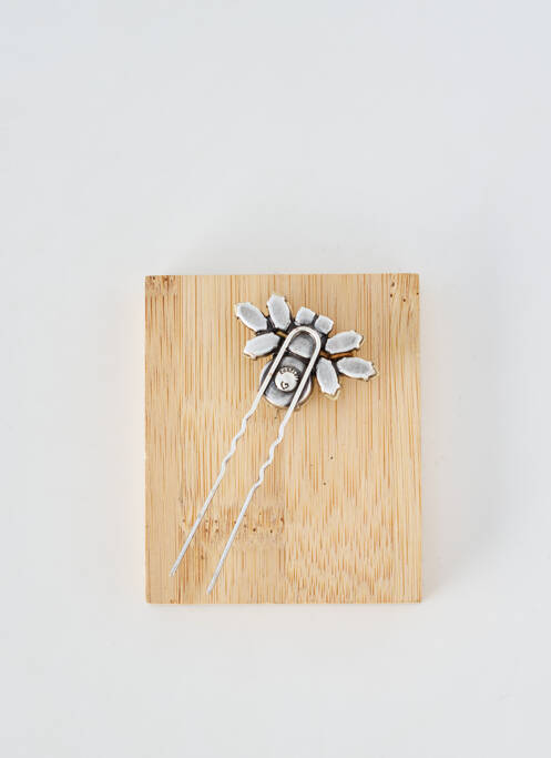 Accessoire pour cheveux barrette argent KONPLOTT femme
