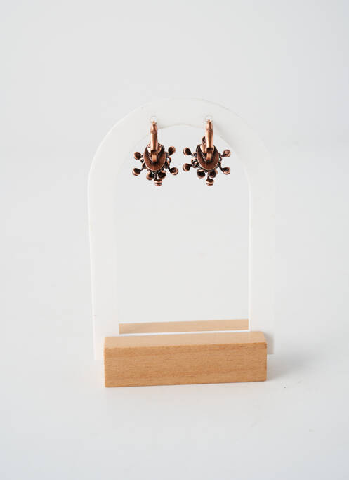 Boucles d’oreilles ornement oxyde de zirconium rouge KONPLOTT femme